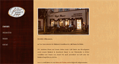 Desktop Screenshot of cafe-bauer-erfurt.de